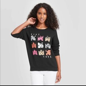 Disney Mickey Mouse Women's "Stay True" Lightweight Sweatshirt